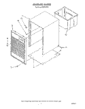 SECTION Diagram and Parts List for AD0152XV0  Whirlpool Dehumidifier