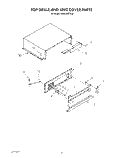 TOP GRILLE AND UNIT COVER Diagram and Parts List for KSRF36DTX02  KitchenAid Refrigerator