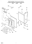Part Location Diagram of 8170628 Whirlpool HANDLE