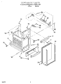 Part Location Diagram of 9870871 Whirlpool TRIM-FRONT