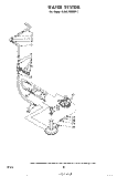 WATER SYSTEM Diagram and Parts List for GLHA7900W1  Whirlpool Washer