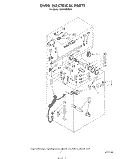 OVEN ELECTRICAL Diagram and Parts List for SE960PEPW4  Whirlpool Range