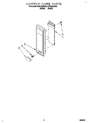 CONTROL PANEL Diagram and Parts List for MT6125XBQ0  Whirlpool Microwave