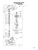 GEARCASE Diagram and Parts List for LSR5100KQ0  Whirlpool Washer