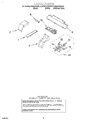 LATCH Diagram and Parts List for KEMS378GWH3  KitchenAid Microwave Oven Combo