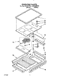 Part Location Diagram of 3150321 Whirlpool Bracket, Hot Surface Indicator