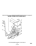 WATER SYSTEM (SUDS ONLY) Diagram and Parts List for LA5805XMW0  Whirlpool Washer