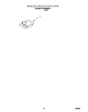 MISCELLANEOUS, LIT/OPTIONAL Diagram and Parts List for RUD4500DB2  Roper Dishwasher