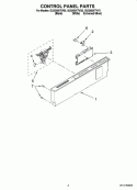 Part Location Diagram of W10175244 Whirlpool PANEL-CNTL