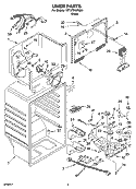 LINER PARTS Diagram and Parts List for 7ET1FTKXRQ00  Whirlpool Refrigerator