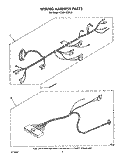 WIRING HARNESS Diagram and Parts List for KCMS132SBL6  KitchenAid Microwave