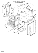 CONTAINER Diagram and Parts List for TC8700XYP4  Whirlpool Trash Compactor