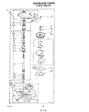GEARCASE Diagram and Parts List for LA8800XSW1  Whirlpool Washer