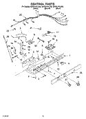 CONTROL Diagram and Parts List for GD2SHAXLT00  Whirlpool Refrigerator