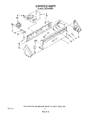 CONSOLE Diagram and Parts List for CA2751XSW5  Whirlpool Washer