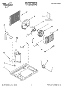 UNIT PARTS Diagram and Parts List for ACD052PS5  Whirlpool Air Conditioner