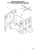 REAR CHASSIS Diagram and Parts List for KERC700LBL0  KitchenAid Range