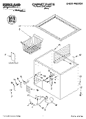 CABINET Diagram and Parts List for SCF0710HQ01  Whirlpool Freezer