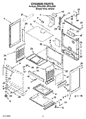 Part Location Diagram of 98004978 Whirlpool DEFLECTOR