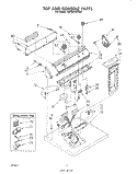 Part Location Diagram of 693682 Whirlpool Use & Care Guide
