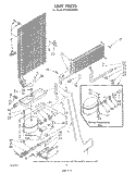 UNIT Diagram and Parts List for ET14EKXRWR1  Whirlpool Refrigerator