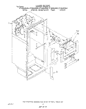 LINER Diagram and Parts List for ET18GKXSW06  Whirlpool Refrigerator
