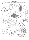 UNIT Diagram and Parts List for GS2SHGXLT01  Whirlpool Refrigerator