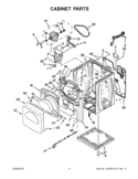 Part Location Diagram of WPW10463262 Whirlpool Panel