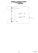 MISCELLANEOUS  PARTS Diagram and Parts List for WGT3300SQ1  Whirlpool Washer Dryer Combo