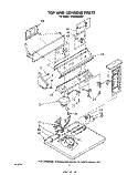 SECTION Diagram and Parts List for LE5650XKW1  Whirlpool Dryer