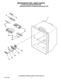 REFRIGERATOR LINER PARTS Diagram and Parts List for KBLS19KTMS2  KitchenAid Refrigerator