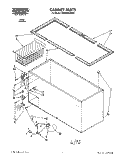 SECTION Diagram and Parts List for RH2200RAW00  Roper Freezer