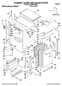 Part Location Diagram of W10136906 Whirlpool Endcap, Panel