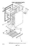SECTION Diagram and Parts List for EV090FXSN00  Whirlpool Freezer