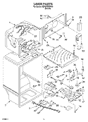 Part Location Diagram of 2187301 Whirlpool HARNS-WIRE