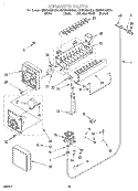 ICE MAKER Diagram and Parts List for KBRP36MHS00  KitchenAid Refrigerator