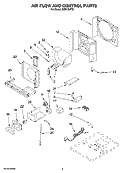 Part Location Diagram of 8215119 Whirlpool SHROUD-EVP
