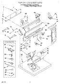 Part Location Diagram of 3976756 Whirlpool PANEL-CNTL
