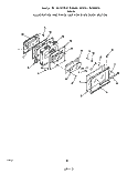 WIRE HARNESS AND COMPONENTS Diagram and Parts List for F9807W0  Roper Range