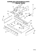 Part Location Diagram of 4453116 Whirlpool ADAPTER