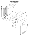 AIR FLOW PARTS, OPTIONAL PARTS (NOT INCLUDED) Diagram and Parts List for ED2FHAXSL02  Whirlpool Refrigerator