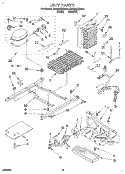 UNIT Diagram and Parts List for RS20DKXDW01  Roper Refrigerator
