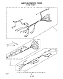 WIRING HARNESS Diagram and Parts List for RS630PXK1  Whirlpool Range