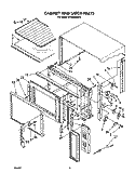 Part Location Diagram of 3170444 Whirlpool Door, Inner