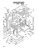 Part Location Diagram of 4371257 Whirlpool Tube, Post (Left Hand)