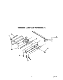 FREEZER CONTROL PANEL Diagram and Parts List for KSSS48DAW01  KitchenAid Refrigerator