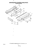 REFRIGERATOR CONTROL PANEL Diagram and Parts List for KSRF42DTX00  KitchenAid Refrigerator