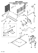 UNIT PARTS Diagram and Parts List for ER2MHKXPL06  Whirlpool Refrigerator
