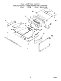 MICROWAVE DOOR Diagram and Parts List for KEMS377GAL3  KitchenAid Microwave Oven Combo