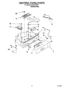 CONTROL PANEL PARTS Diagram and Parts List for KUIA18NNJS7  KitchenAid Ice Maker
